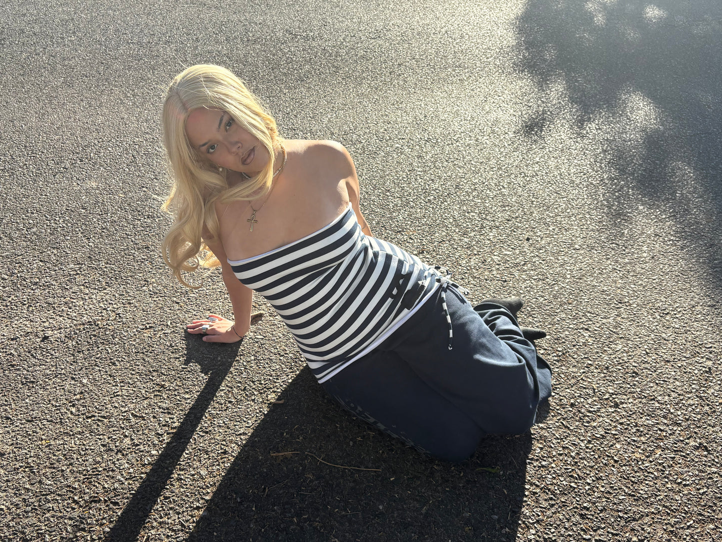 The PS striped tube top!