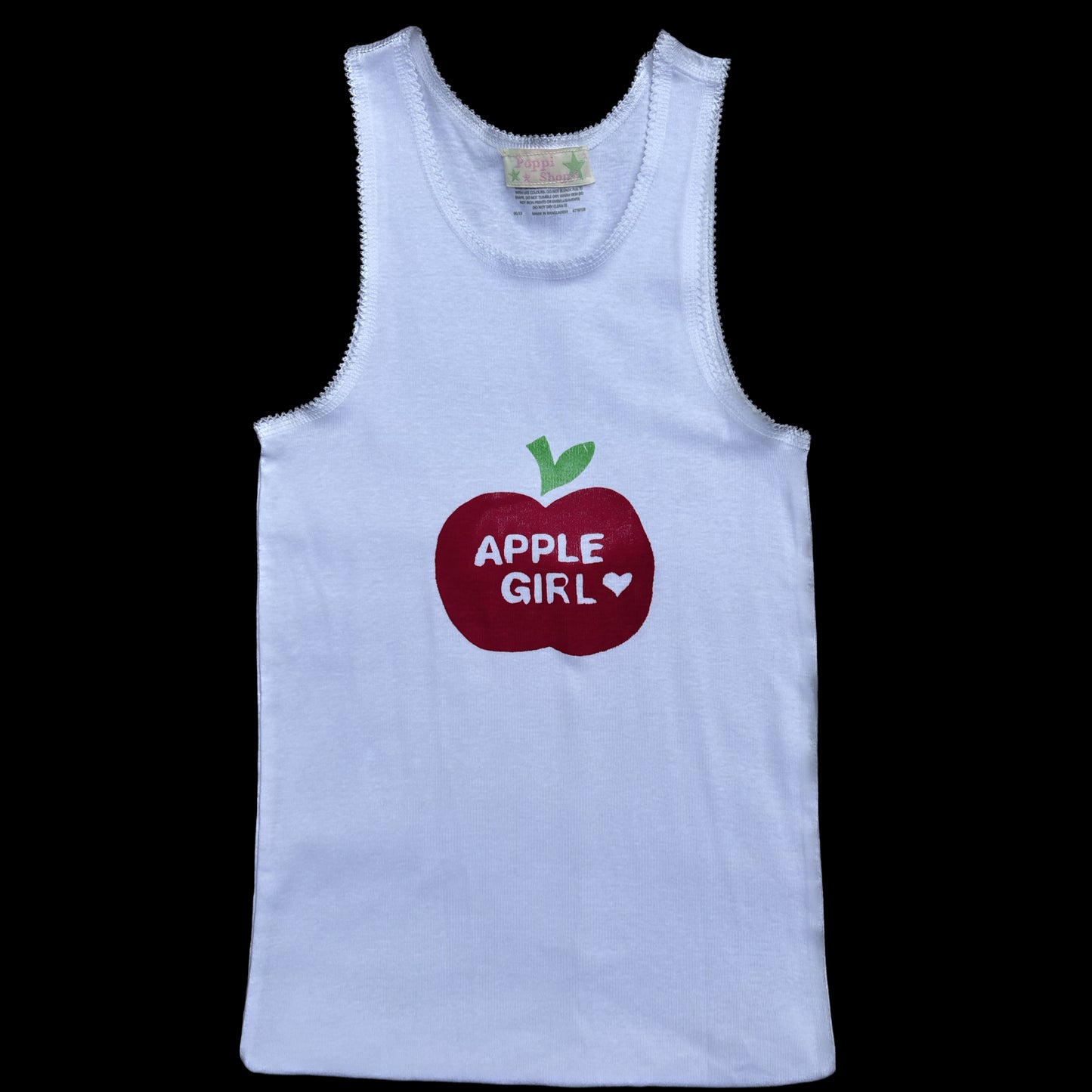 The apple girl tank top