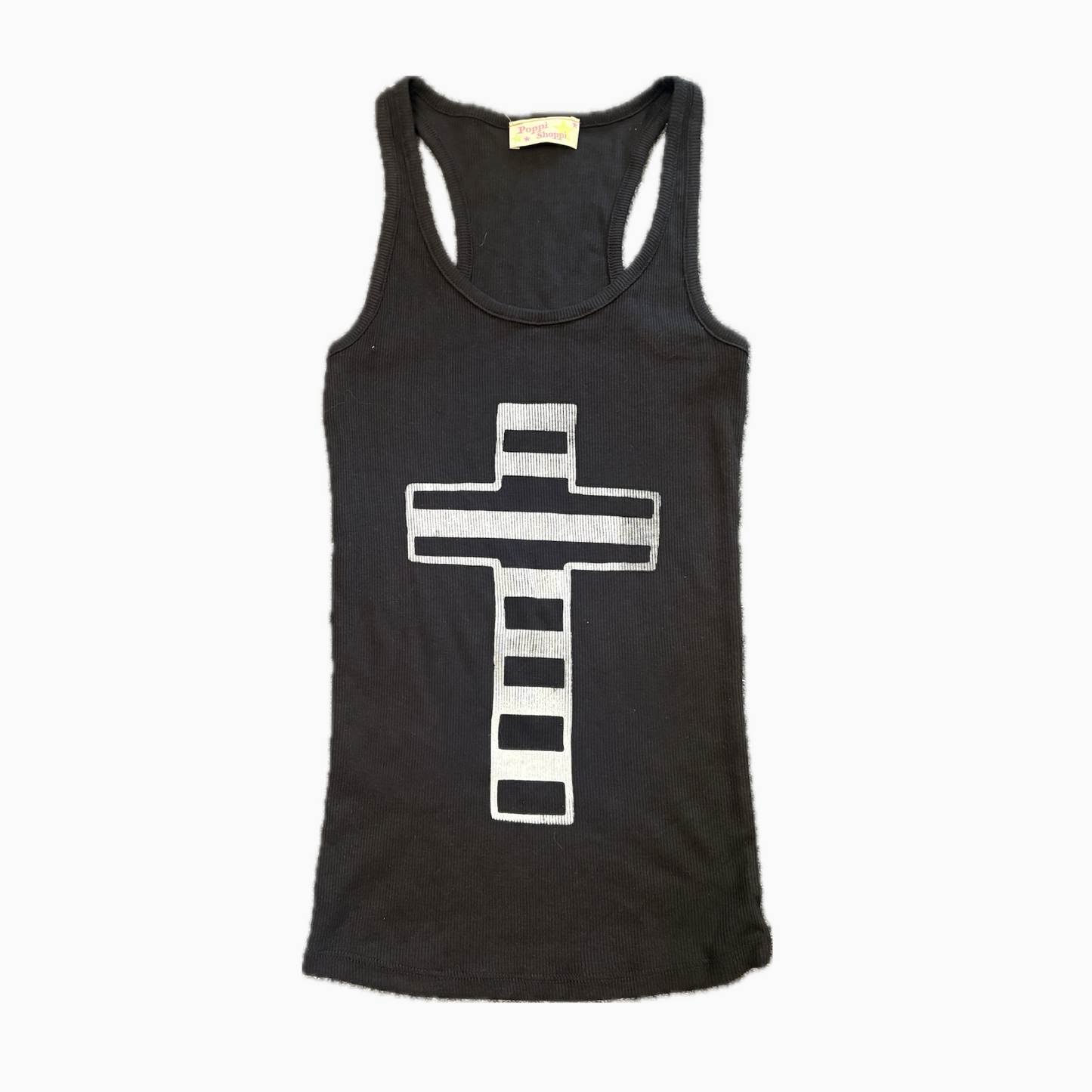 Stripe cross tank top