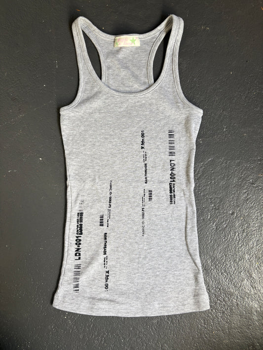 The Ldn code tank top in grey