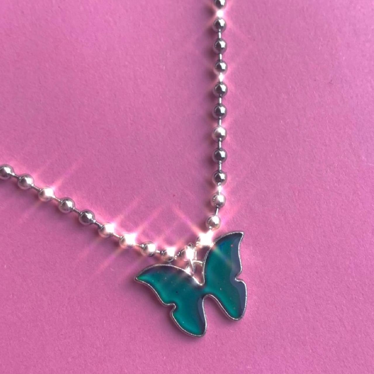 The Mood changing butterfly necklace